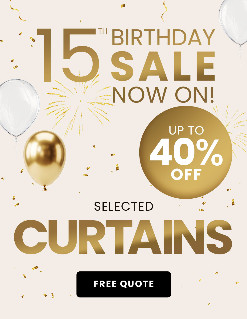 Summer Sale on Curtains