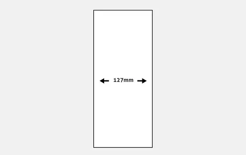 127mm Slat Width Large Vertical Blinds