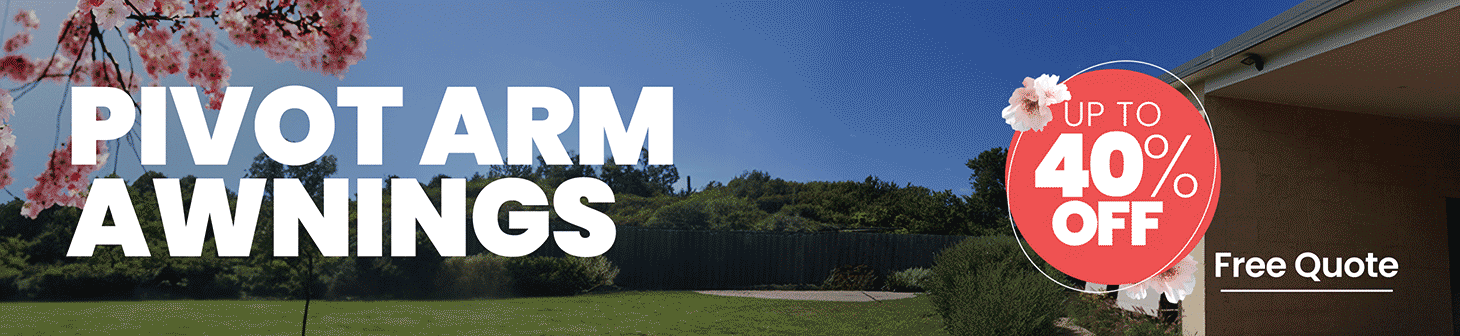 35%off on Pivot arm awnings