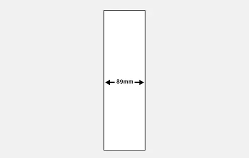 89mm Slat Width Slimline Vertical Blinds