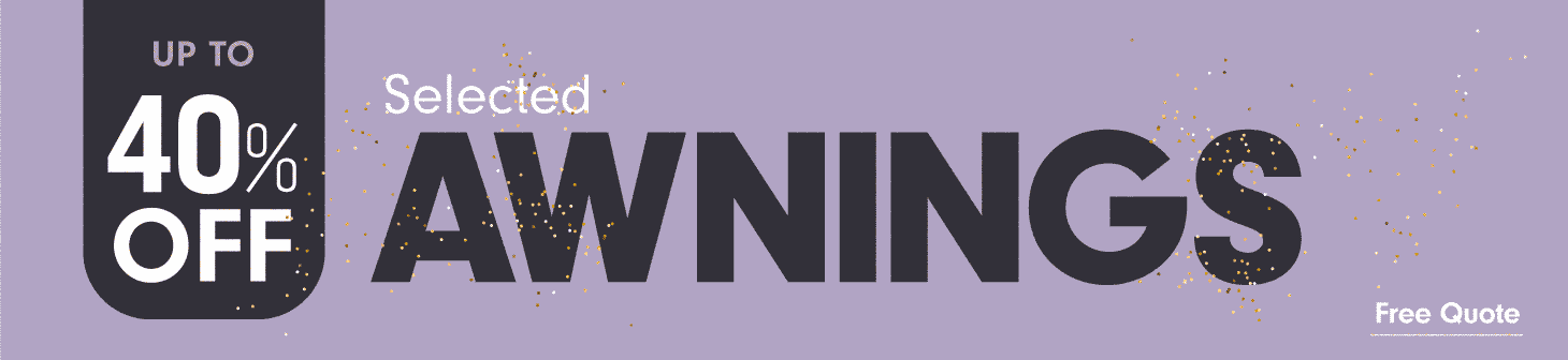 Amaru Sale, 40% off on Awnings in Melbourne & Canberra Locations