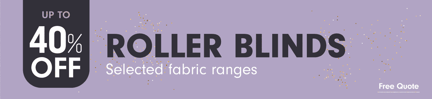 Up to 40% on selected blockout blinds
