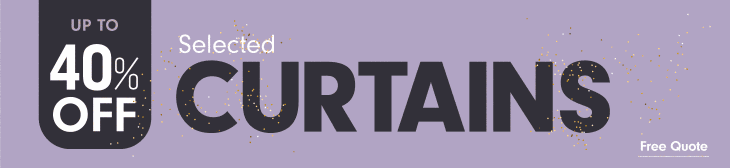 Sale Up To 40% Off on Curtains