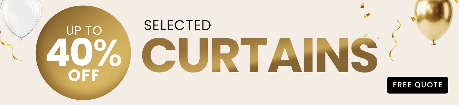 Sale Up To 40% Off on Curtains