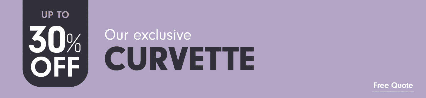 Up to 30% exclutive to Amaru Curvette