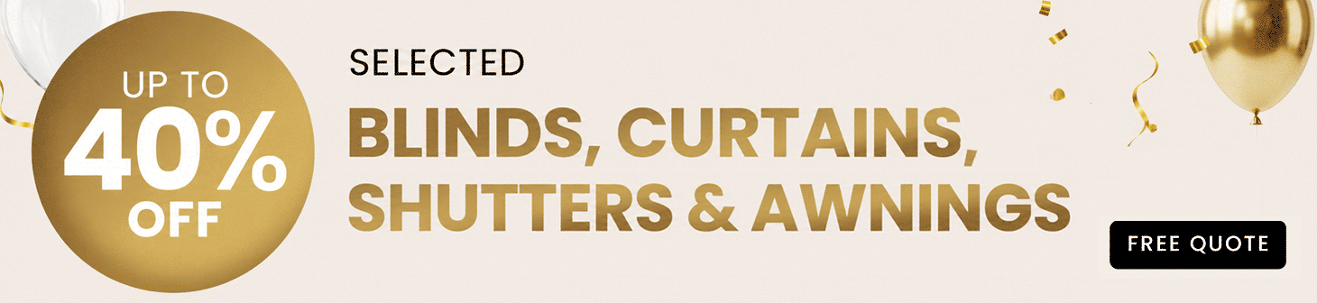 Summer Sale on Blinds, Shutters, Curtains, Awnings