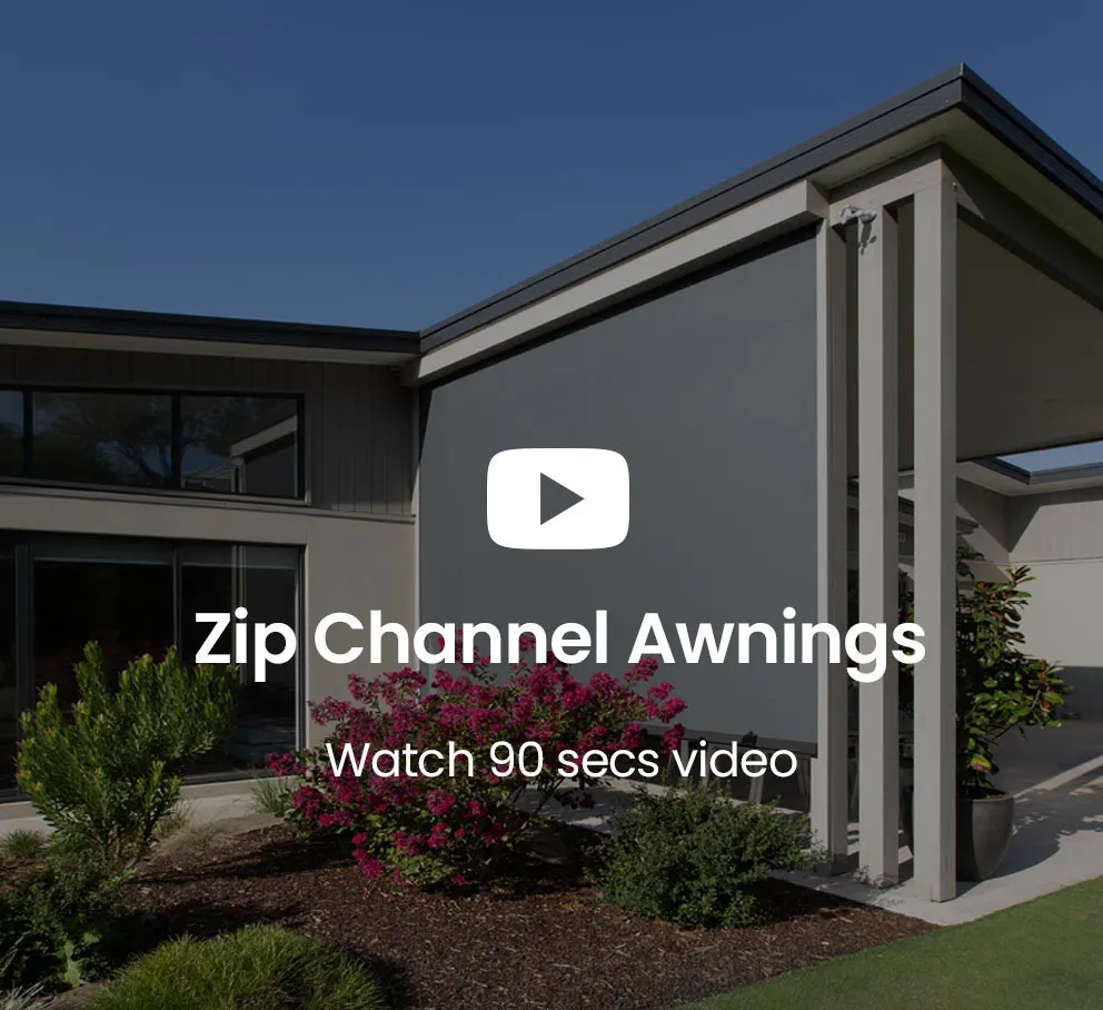 Zip Channel Awnings by Amaru