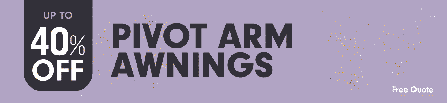40% Off on Pivot Arm Awnings